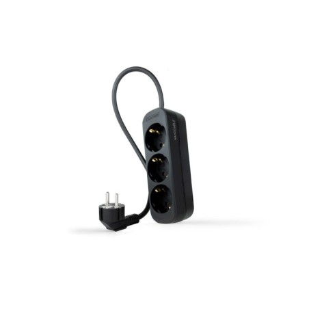 Nanocable regleta 3 tomas - 1.4m - negro