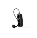 Nanocable regleta 3 tomas - 1.4m - negro