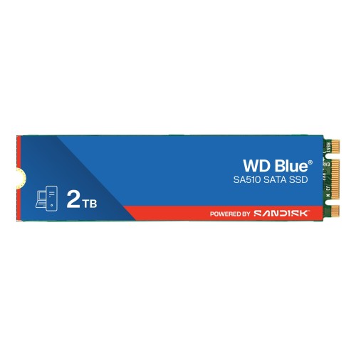 Wd blue sa510 ssd 2 tb interno m.2 2280 sata 6gb/s wds200t3b0b