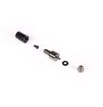 Alphacool core push mounting 25mm m3/m4/unc 6-32 set 4x, montaje/montaje negro/plateado, 25 mm 15725