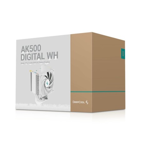 Refrigerador cpu multizocalo deepcool ak500 white digital r-ak500-whadmn-g