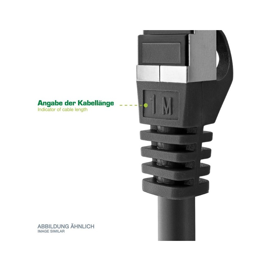 Inline® cable de red s/ftp pimf cat.6 250mhz pvc copper grey, 0.6m