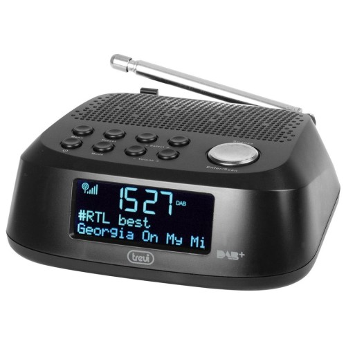 Radio despertador trevi rc80d4 negro