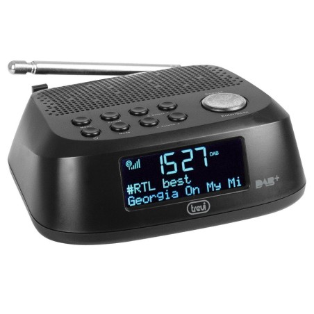 Radio despertador trevi rc80d4 negro