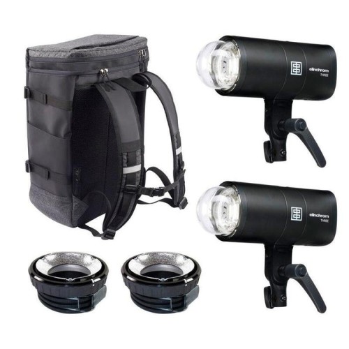 Flash elinchrom tres kit dual  de cámara