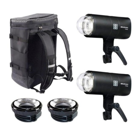 Flash elinchrom tres kit dual  de cámara
