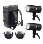 Flash elinchrom tres kit dual  de cámara