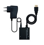 Nanocable duplicador hdmi alta velocidad para 2 dispositivos con alimentacion