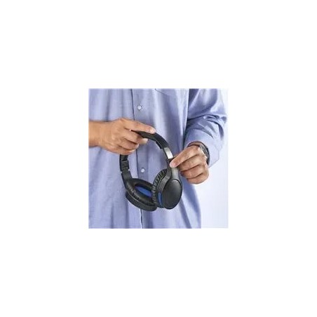 Auriculares hama 00184160   inalámbrico y alámbrico  usb tipo c bluetooth negro, azul