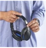 Auriculares hama 00184160   inalámbrico y alámbrico  usb tipo c bluetooth negro, azul