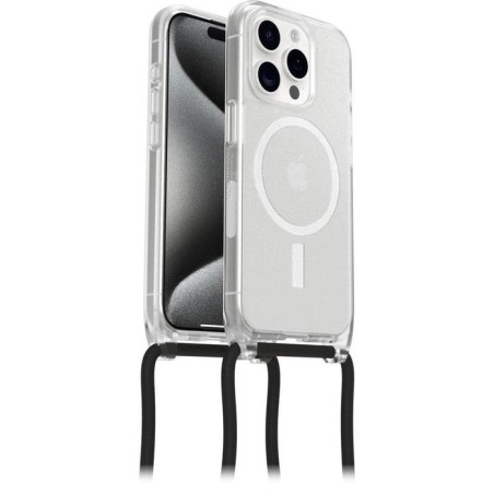 Otterbox react necklace magsafe apple iphone 15 pro stardust clear