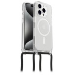Otterbox react necklace magsafe apple iphone 15 pro stardust clear