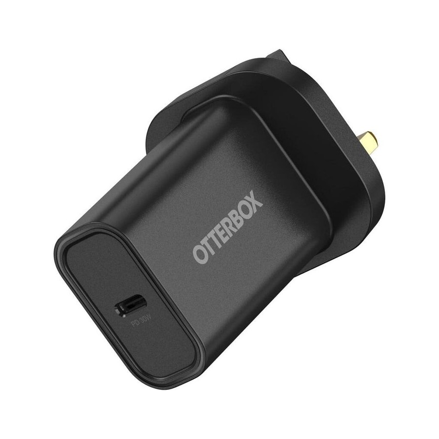 Otterbox - power adapter - 30 watt - pd [24 pin usb-c] - black