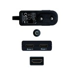 Nanocable duplicador hdmi alta velocidad para 2 dispositivos con alimentacion