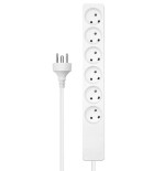 Microconnect mc-gru0605dkw base múltiple 5 m 6 salidas ac interior blanco