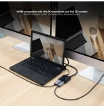 Nanocable duplicador hdmi alta velocidad para 2 dispositivos con alimentacion