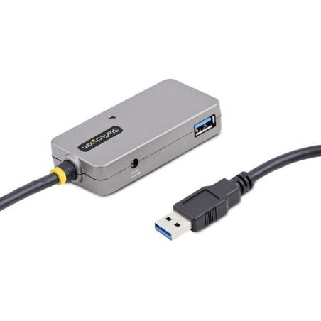Hub startech.com u01043-usb-extender de interfaz usb 3.2 gen 1 [3.1 gen 1] type-a 5000 mbit/s negro, plata