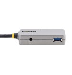 Hub startech.com u01043-usb-extender de interfaz usb 3.2 gen 1 [3.1 gen 1] type-a 5000 mbit/s negro, plata