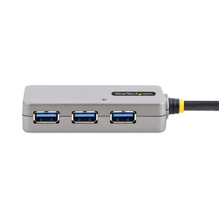 Hub startech.com u01043-usb-extender de interfaz usb 3.2 gen 1 [3.1 gen 1] type-a 5000 mbit/s negro, plata