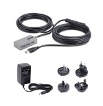 Hub startech.com u01043-usb-extender de interfaz usb 3.2 gen 1 [3.1 gen 1] type-a 5000 mbit/s negro, plata