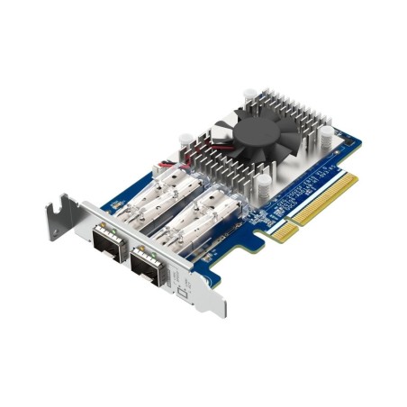 Qnap qxg-25g2sf-e810 adaptador y tarjeta de red interno fibra 25000 mbit/s