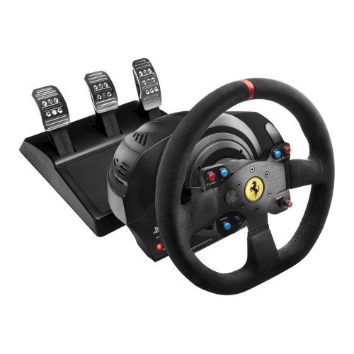 Thrustmaster volante t300 ferrari integral alcantara edition para ps3/ps4/pc