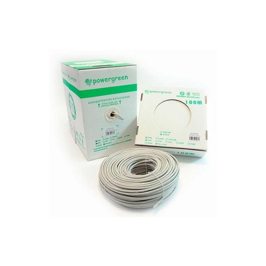 Pepegreen bobina utp c6  305m rigido cab-06305-bu