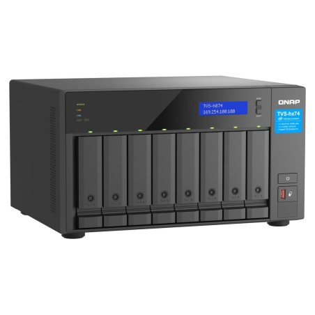 Nas qnap tvs-h874t-i9-64g servidor de almacenamiento torre ethernet negro