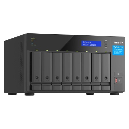 Nas qnap tvs-h874t-i9-64g servidor de almacenamiento torre ethernet negro