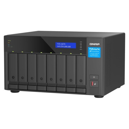 Nas qnap tvs-h874t-i9-64g servidor de almacenamiento torre ethernet negro