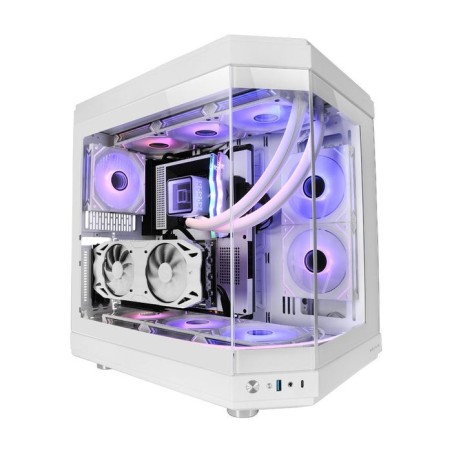 Caja pc  gaming semitorre mars gaming mc-3t azul