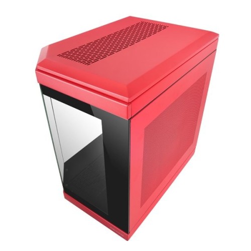 Caja gaming semitorre mars gaming mc-3t roja