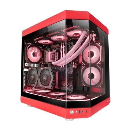 Caja gaming semitorre mars gaming mc-3t roja