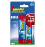 Imedio pack de 2 barras de pegamento de 1x 40grs + 1x 8.2grs - sin disolventes - lavable - apto para uso escolar