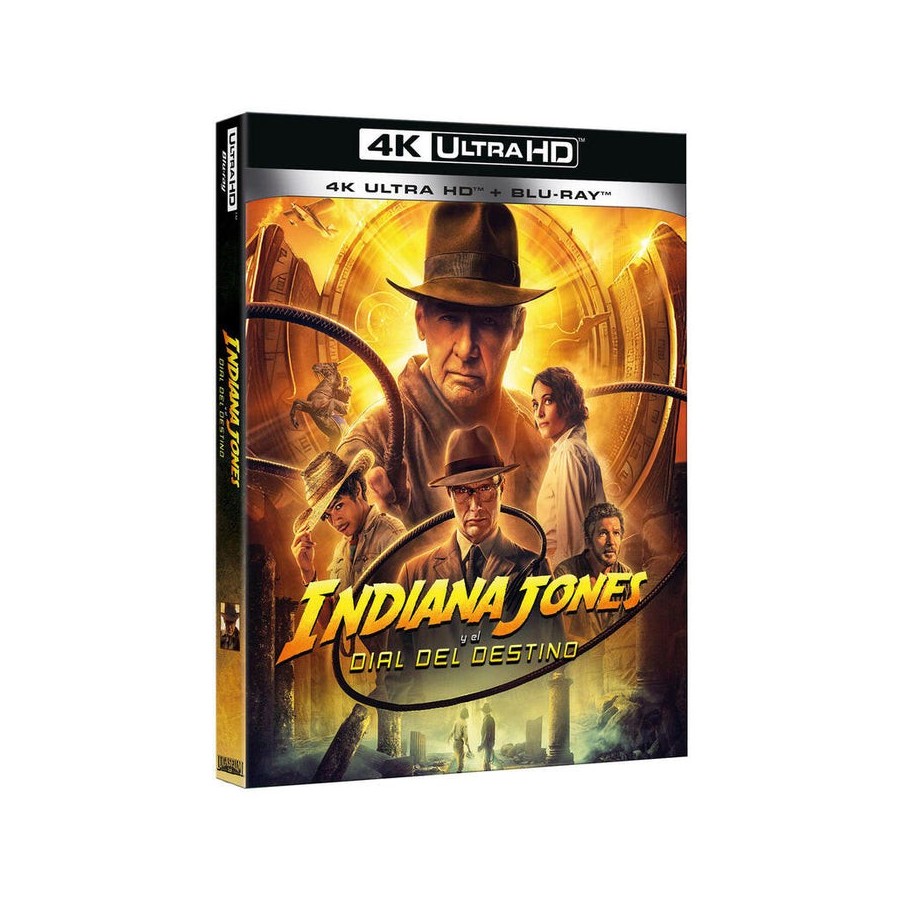 Pelicula indiana jones y el dial del destino (4k uhd) - bd blu-ray