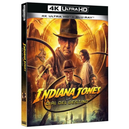 Pelicula indiana jones y el dial del destino (4k uhd) - bd blu-ray