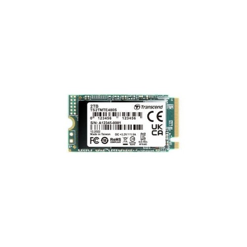 Ssd 2tb transcend m.2 mte400s m.2 2242 pcie gen3 x4 nvme