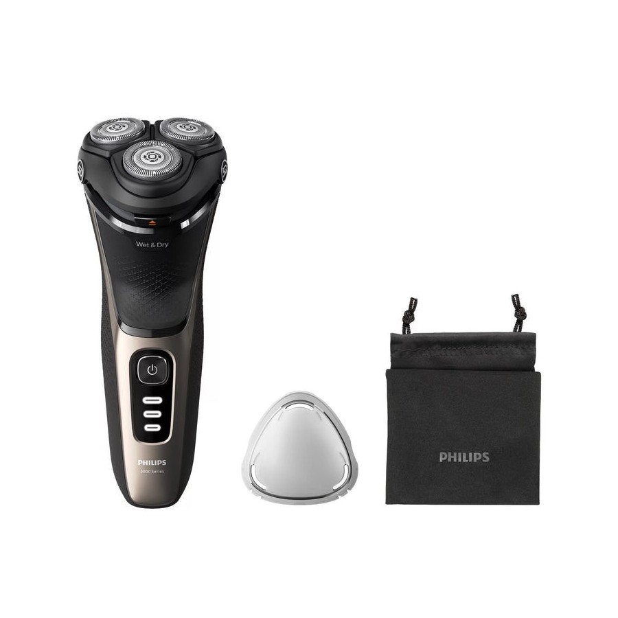 Afeitadora eléctrica en seco y en húmedo  philips shaver 3000 series s3242/12