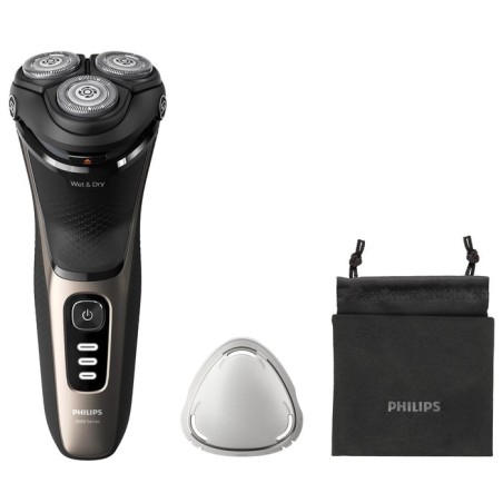 Afeitadora eléctrica en seco y en húmedo  philips shaver 3000 series s3242/12