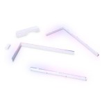 Phanteks nv5 premium drgb kit + power-hub, 3x para aussenrahmen, 1x mainboard cable-funda - blanco