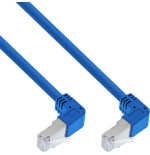 Inline® cable de red two side down angled, s/ftp, cat.6, 250mhz, pvc, 1.50m
