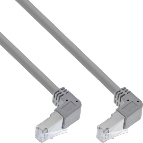 Inline® cable de red two side down angled, s/ftp, cat.6, 250mhz, pvc, 0.90m