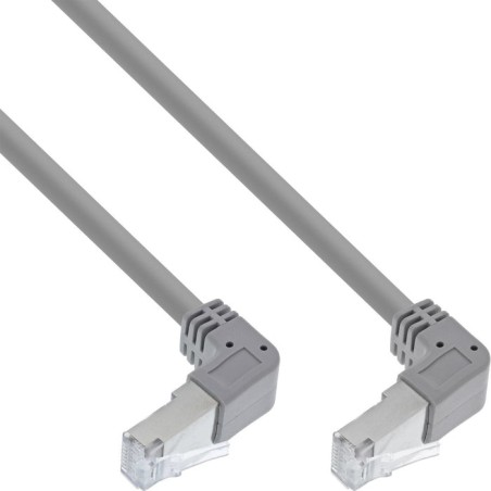Inline® cable de red two side down angled, s/ftp, cat.6, 250mhz, pvc, 0.90m