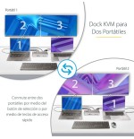 Startech docking station kvm usb-c para portátil