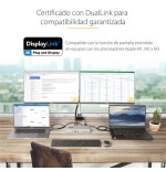 Startech docking station kvm usb-c para portátil