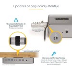 Startech docking station kvm usb-c para portátil