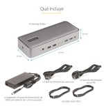 Startech docking station kvm usb-c para portátil