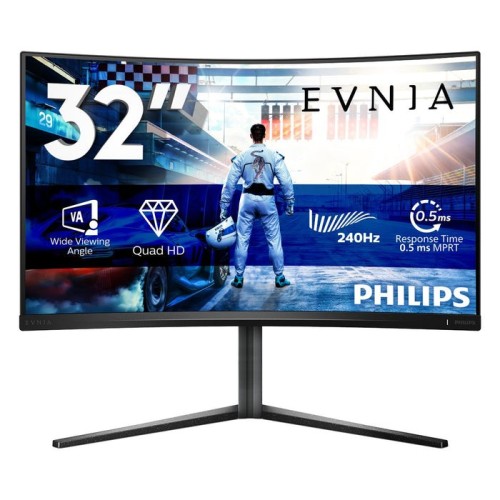 Monitor philips 32m2c5500w/00  80 cm [31.5] 2560 x 1440 pixeles negro