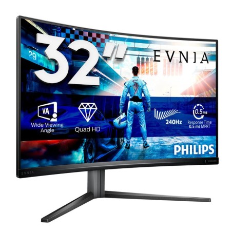 Monitor philips 32m2c5500w/00  80 cm [31.5] 2560 x 1440 pixeles negro