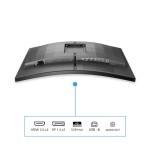 Monitor philips 32m2c5500w/00  80 cm [31.5] 2560 x 1440 pixeles negro